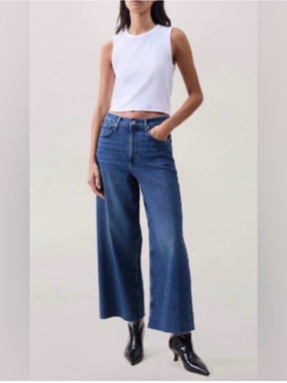 Rag & Bone Serena High Rise Crop